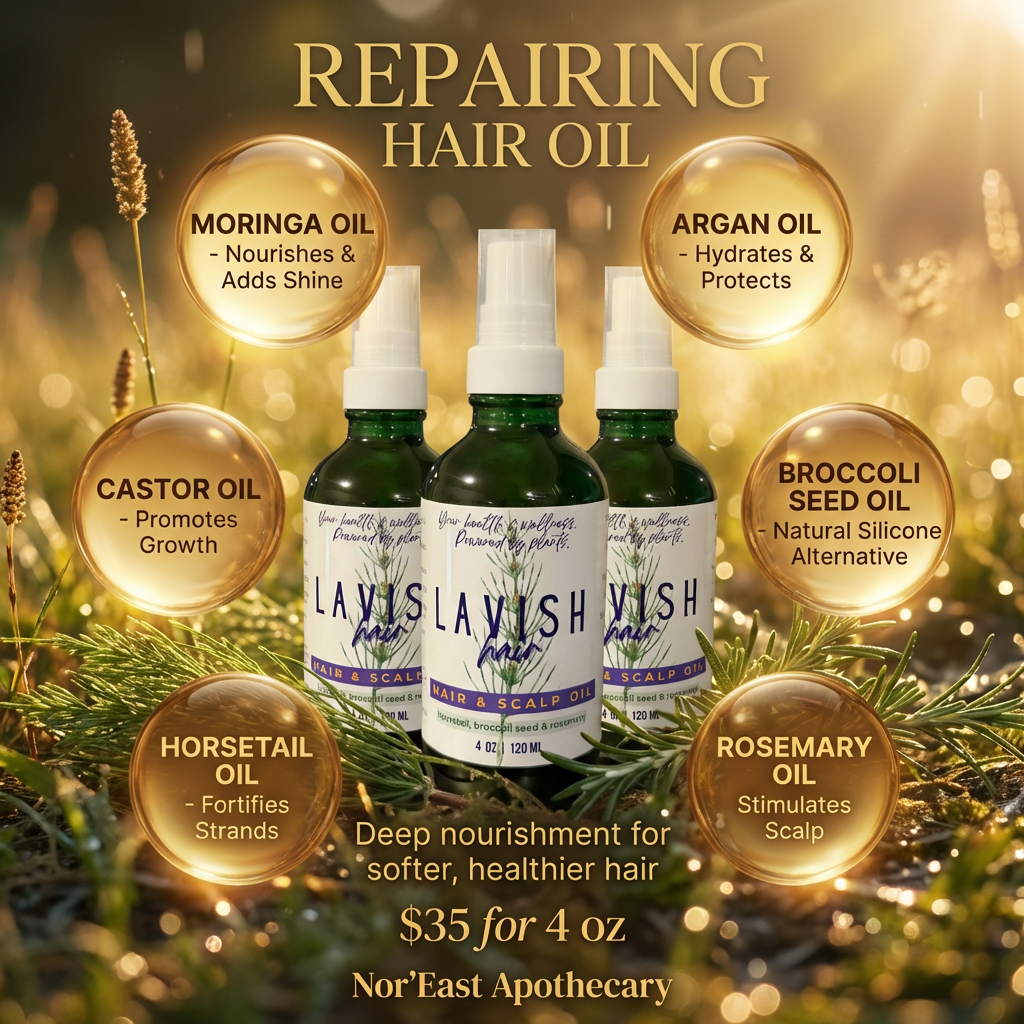 Repairing Hair and Scalp Oil