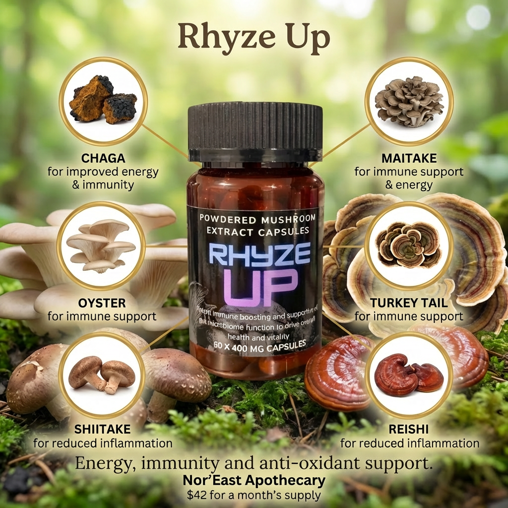 Rhyze Up Mushroom Capsules